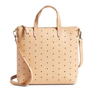 Madewell Transport Mini Perforated Crossbody Bag - Cream